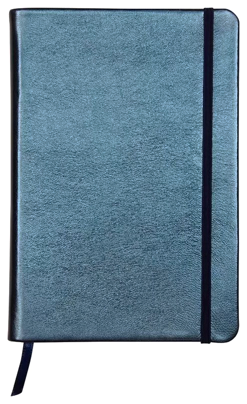 

Блокнот Clairefontaine Cuiris Indigo A5 72 листа 90 г/м2 кожа ляссе карман