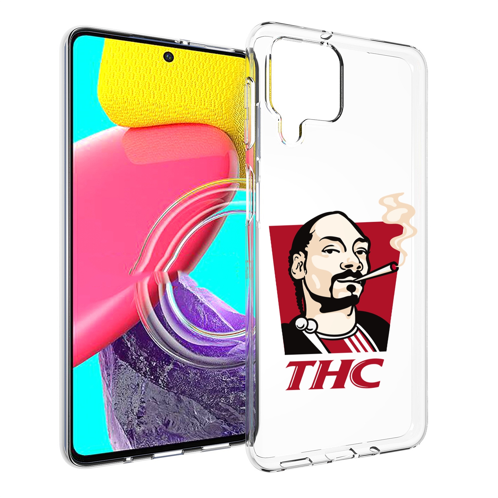 

Чехол Mypads Thc Для Samsung Galaxy M53 (Sm-M536), Прозрачный, Tocco