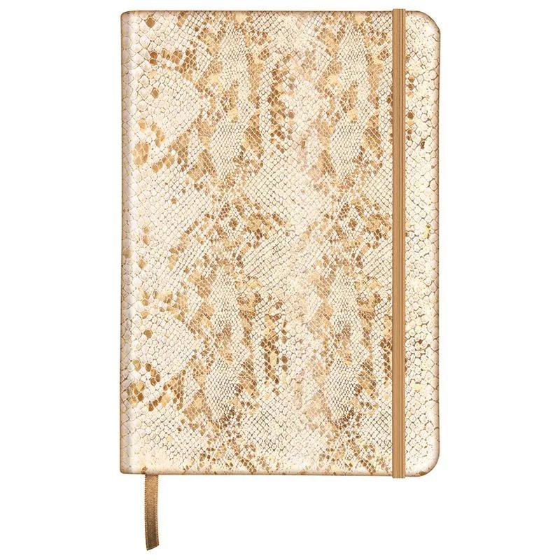 

Блокнот Clairefontaine A5 72 листа Celestial leather Lazer Gold 90 г/м2, арт. 400111c