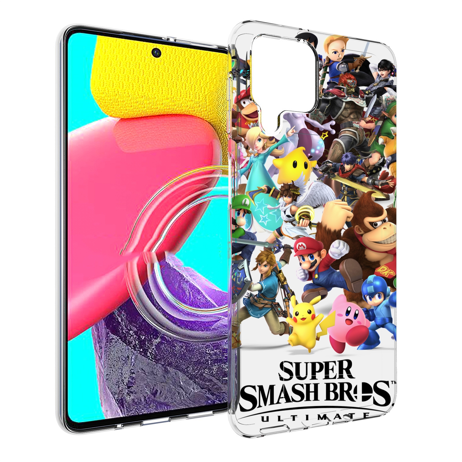 

Чехол Mypads Super Smash Bros Для Samsung Galaxy M53 (Sm-M536), Прозрачный, Tocco
