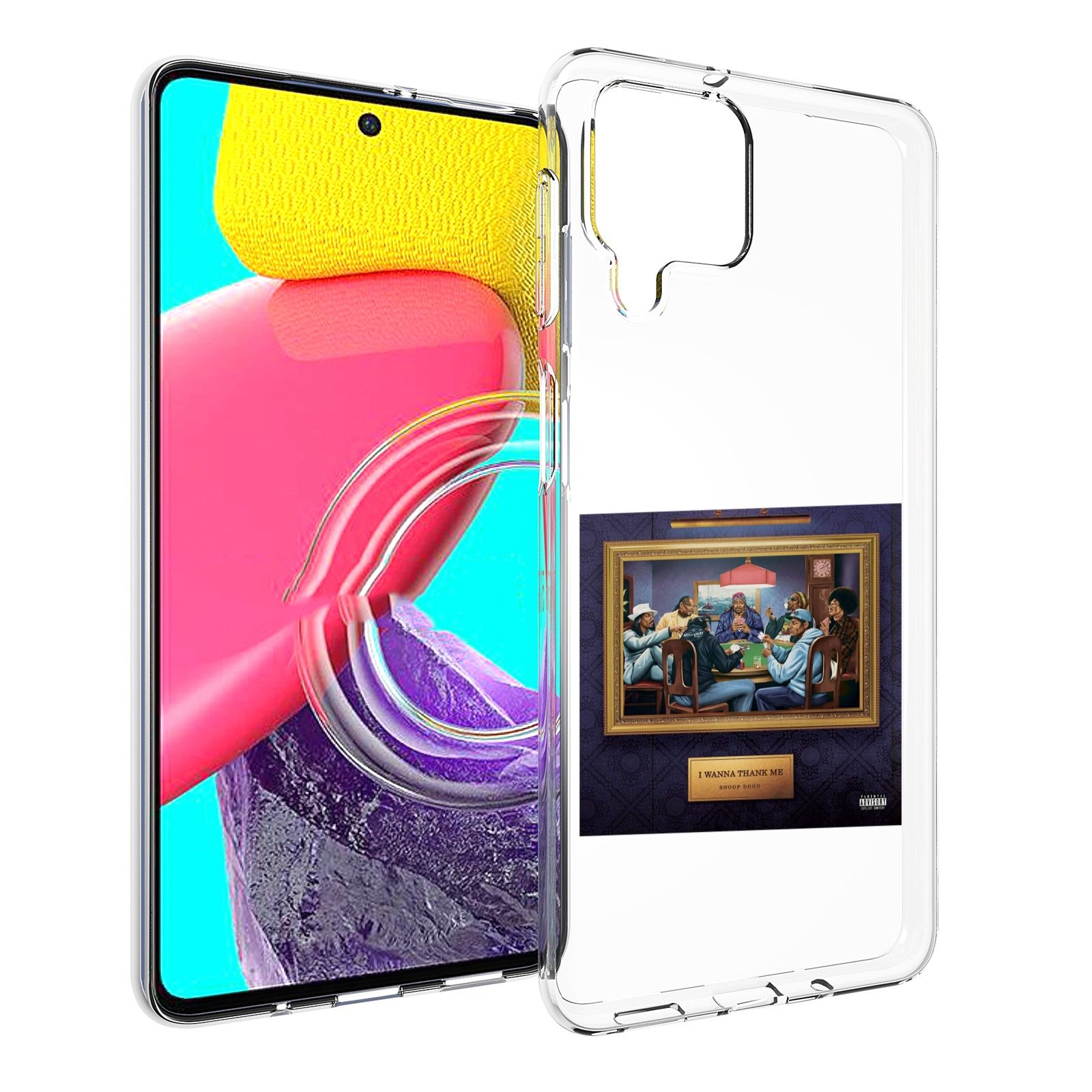 

Чехол Mypads Snoop Dogg Wanna Thank Me Для Samsung Galaxy M53 (Sm-M536), Прозрачный, Tocco