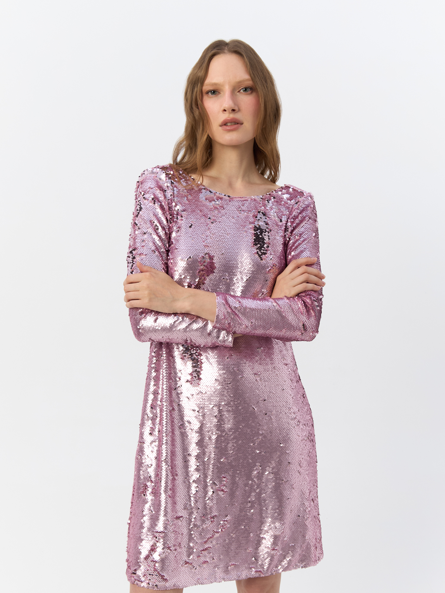 

Платье женское H&M 824079001, розовое, M, Розовый, 824079001