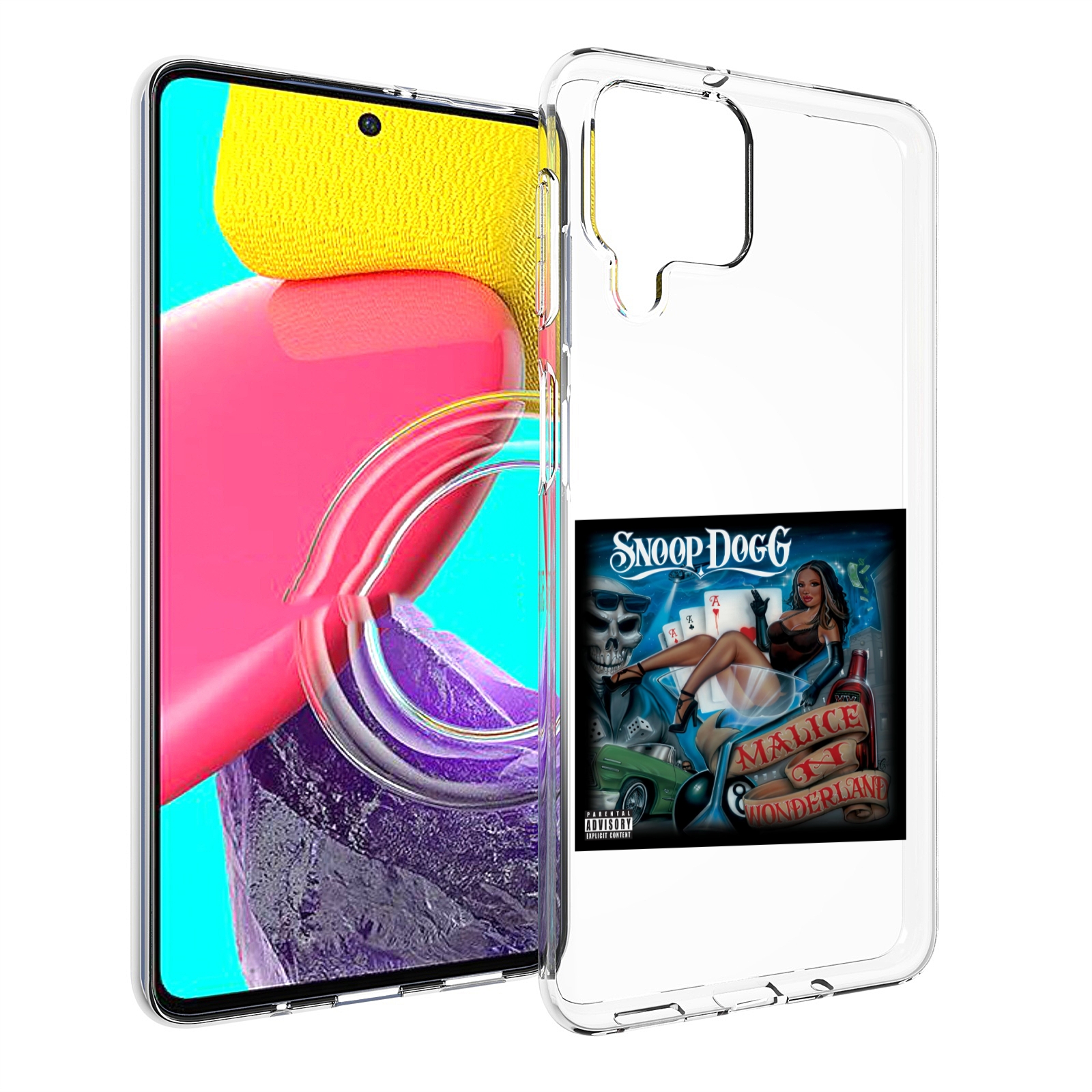 

Чехол Mypads Snoop Dogg Malice N Wonderland Для Samsung Galaxy M53 (Sm-M536), Прозрачный, Tocco