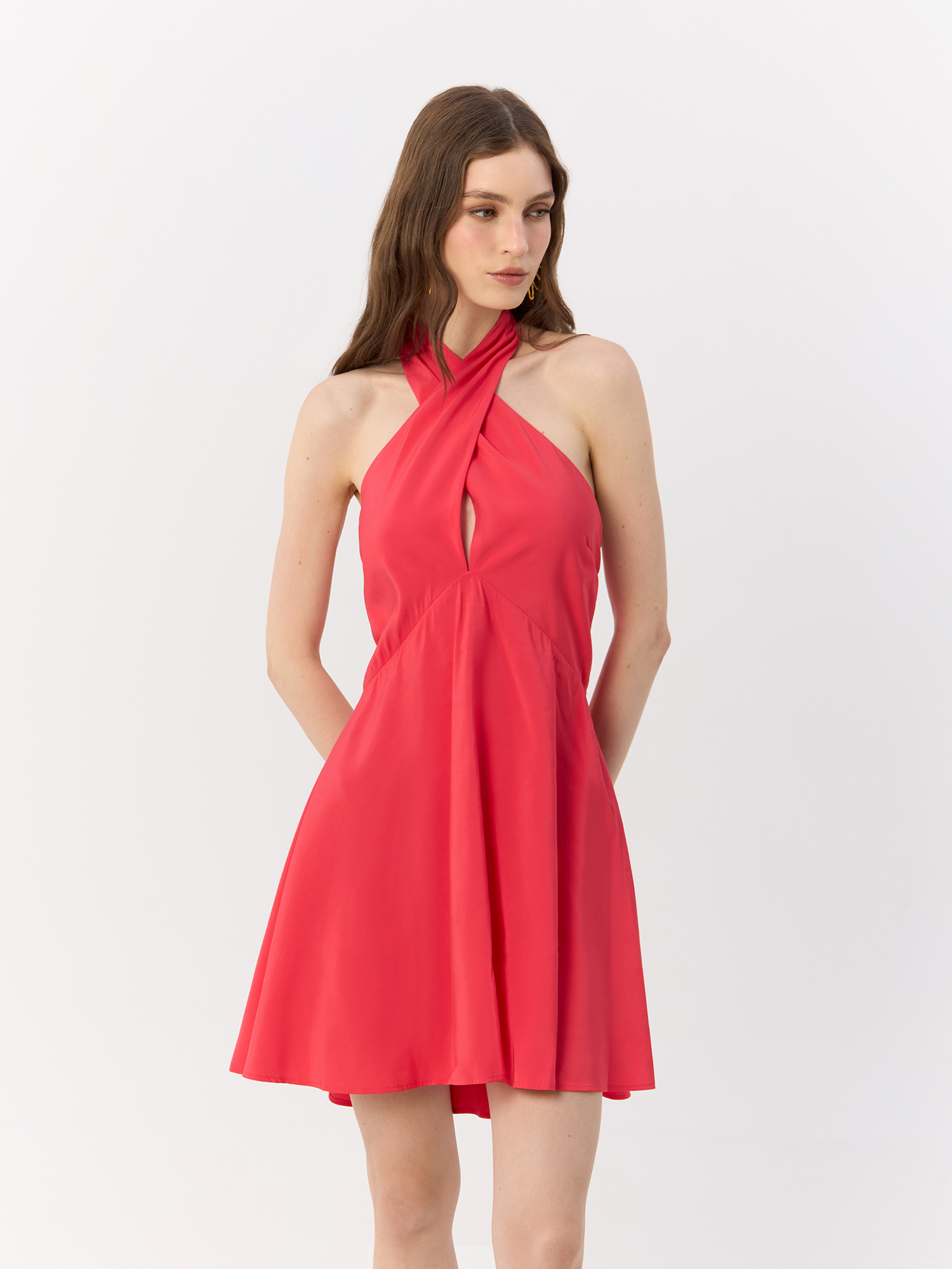 

Платье женское H&M 795505002 розовое 46 EU, Розовый, 795505002