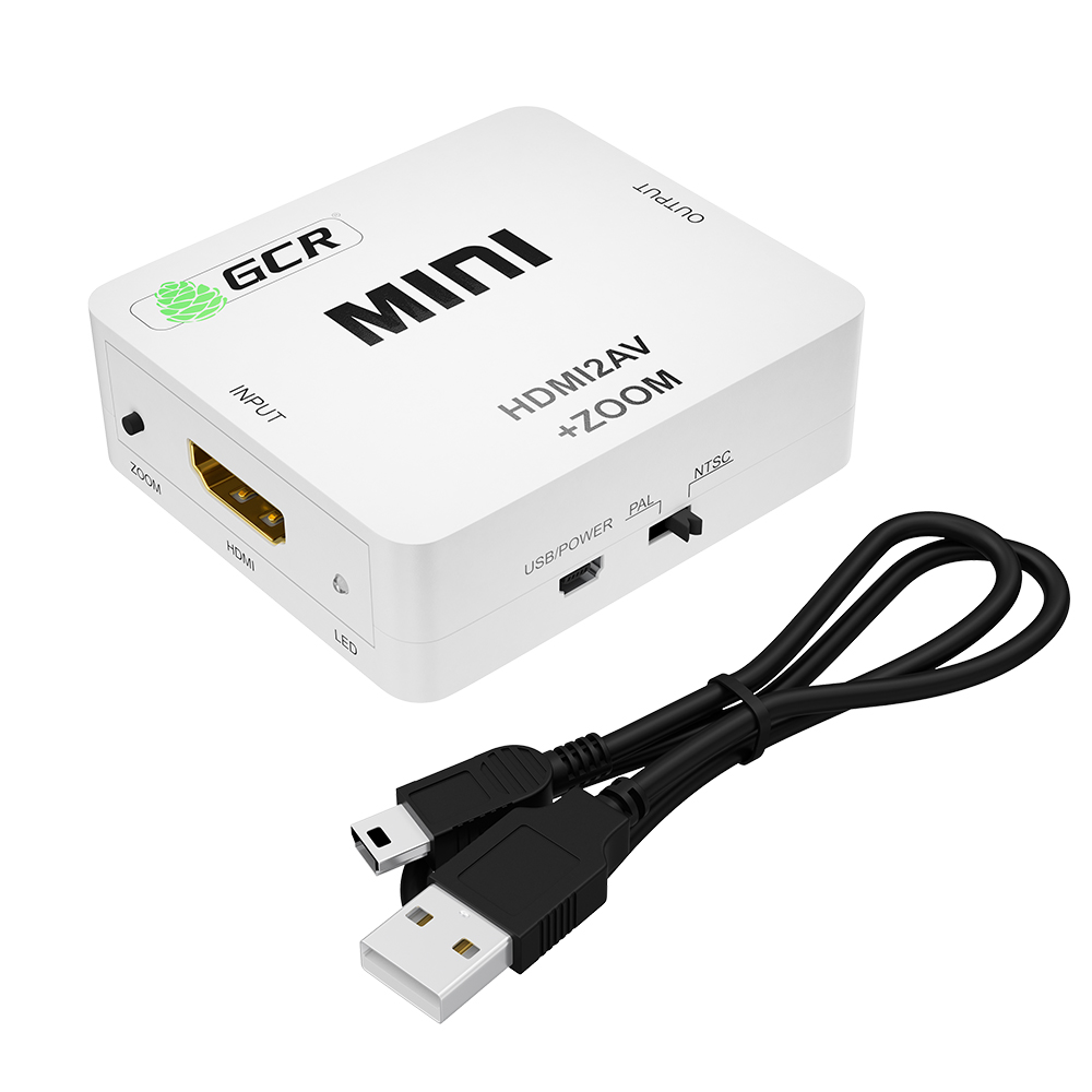 Переходник HDMI на AV RCA CVSB GCR ZOOM PAL/NTSC для телевизора GL-v128