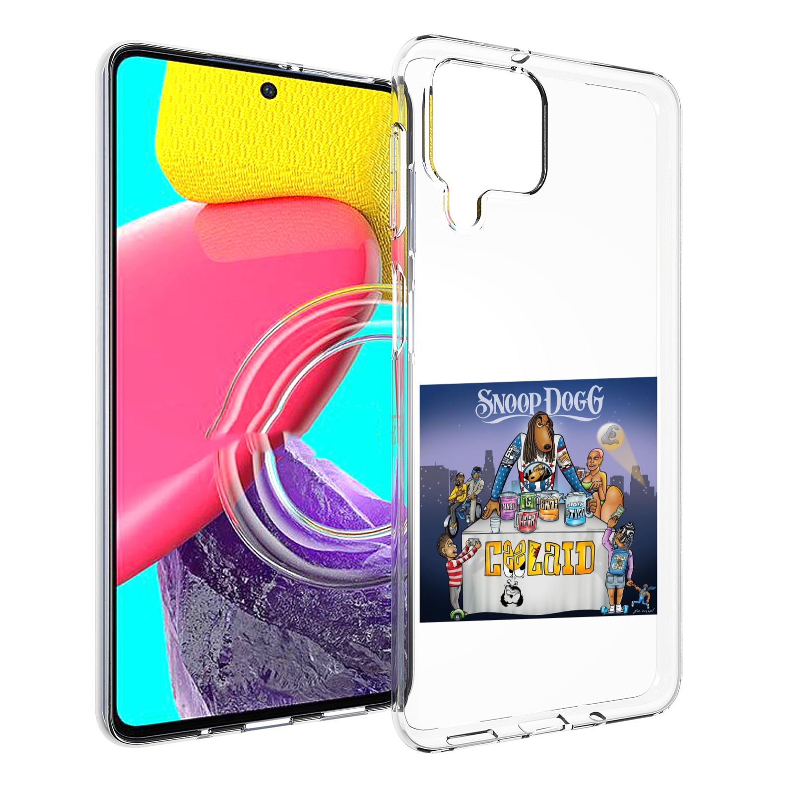 

Чехол Mypads Snoop Dogg Coolaid Для Samsung Galaxy M53 (Sm-M536), Прозрачный, Tocco