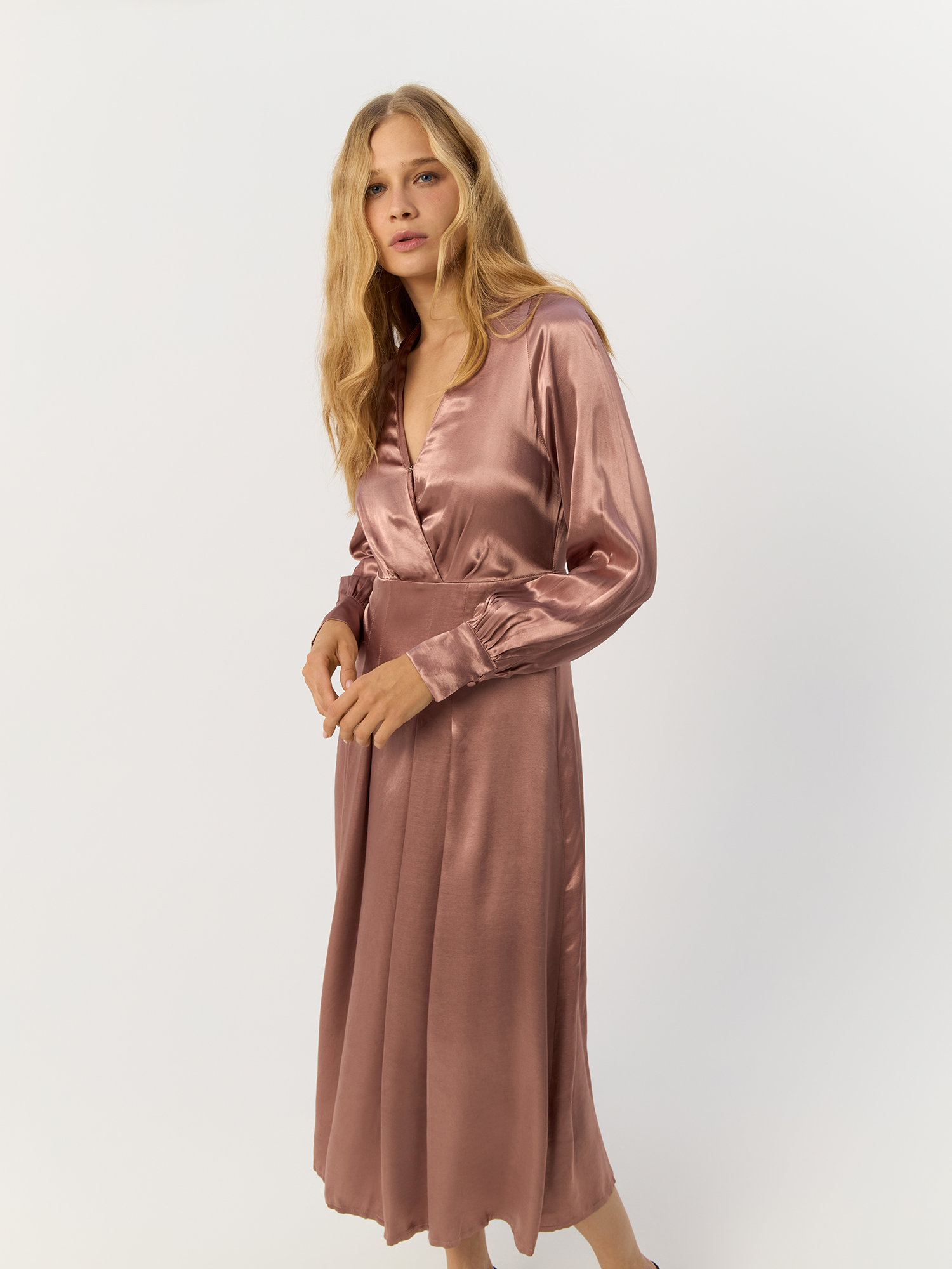 

Платье женское H&M 825169001 розовое 38 EU, Розовый, 825169001