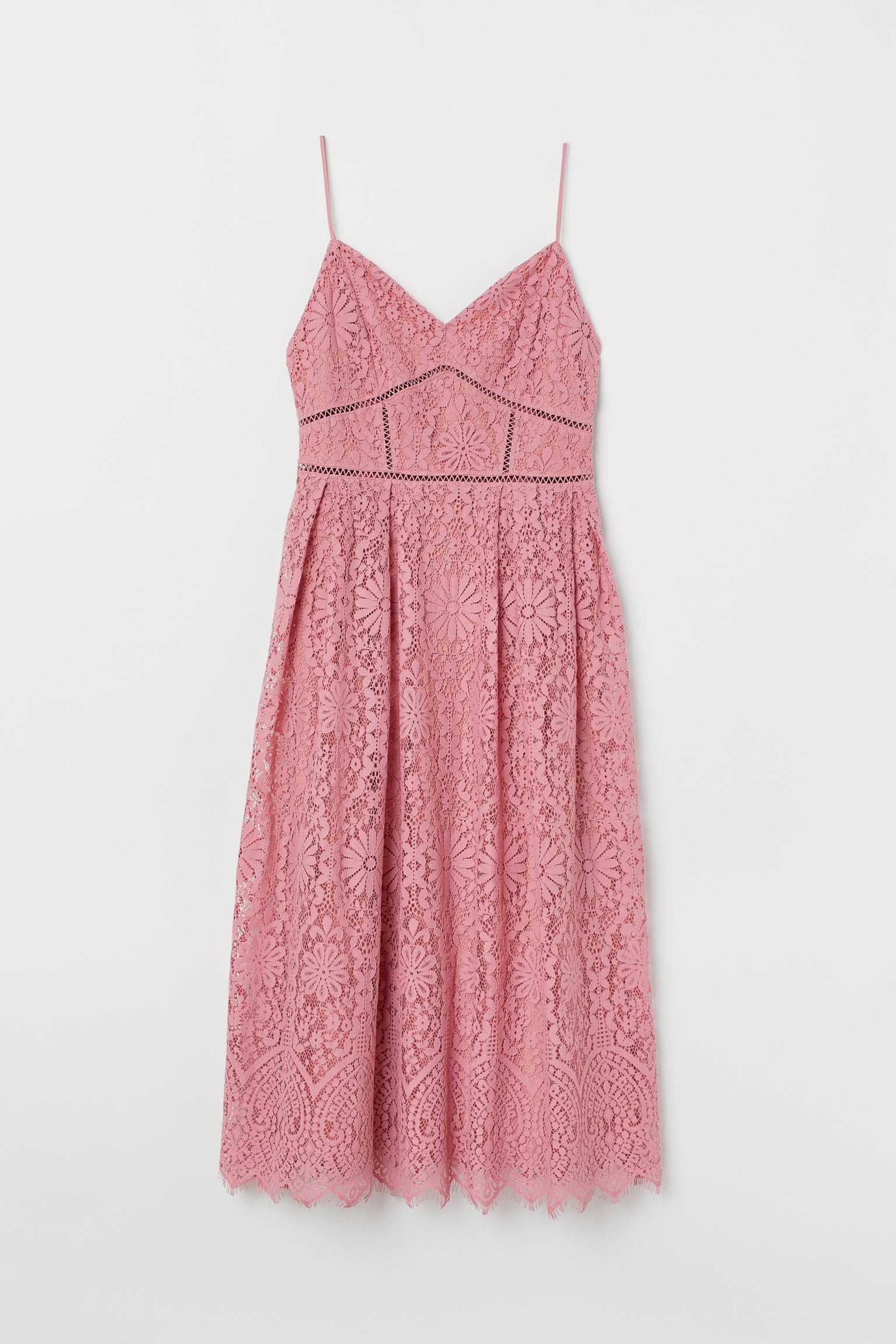 

Платье женское H&M 751936002 розовое 38 EU, Розовый, 751936002