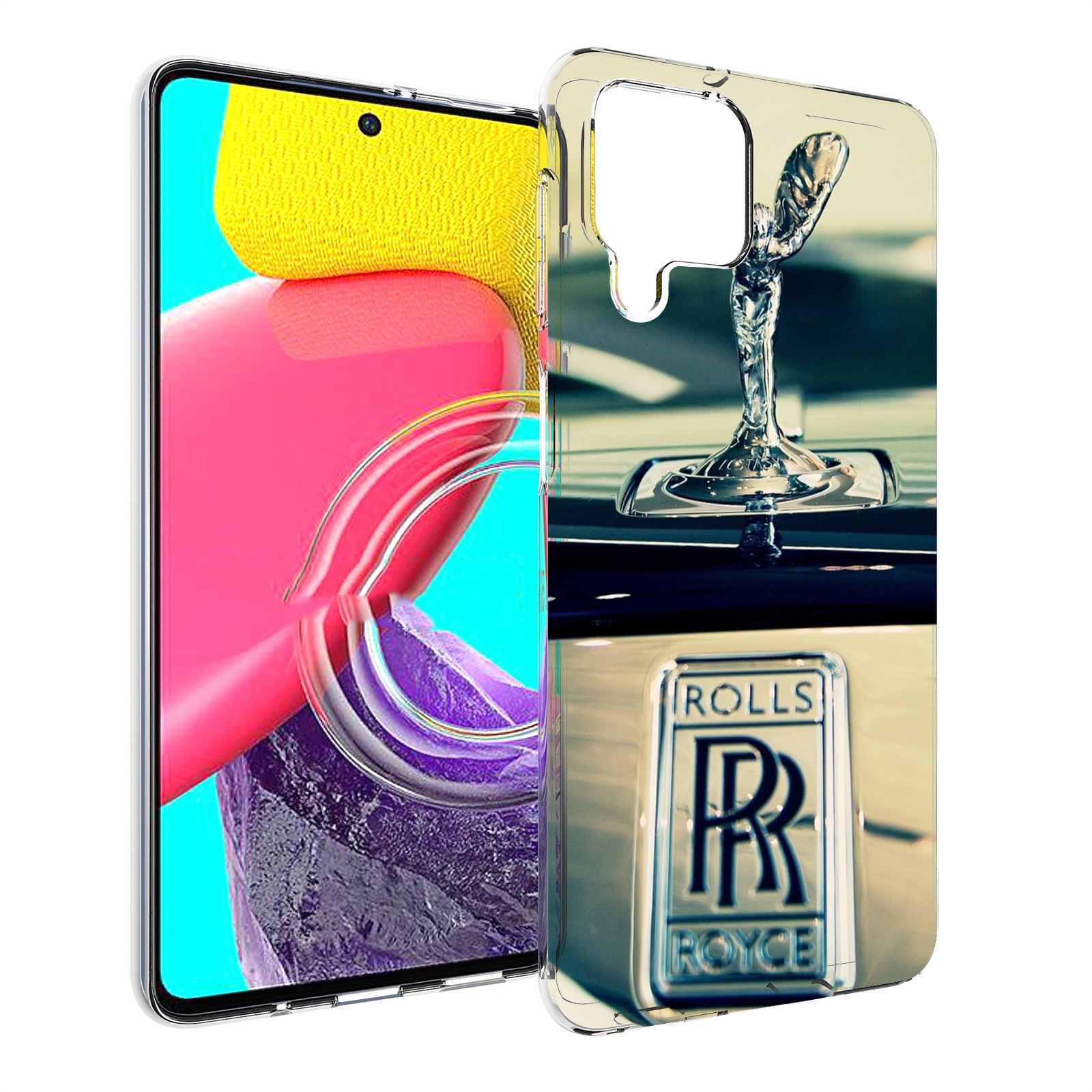 

Чехол Mypads Rolls Royce 1 Для Samsung Galaxy M53 (Sm-M536), Прозрачный, Tocco