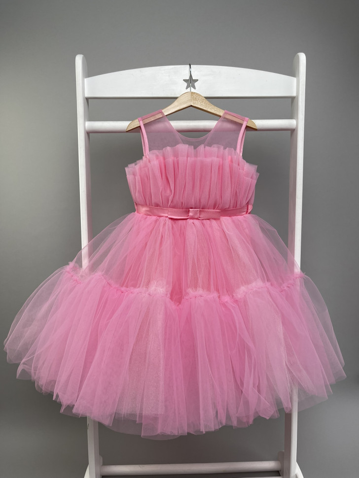 Платье детское Светланка Лилия, розовый, 116 платье детское светланка подарок нежность оранжевый 122