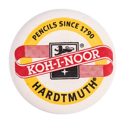 

Ластик KOH-I-NOOR, 41х41х10 мм, белый, круглый, натуральный каучук, 6240, 6240041001KK