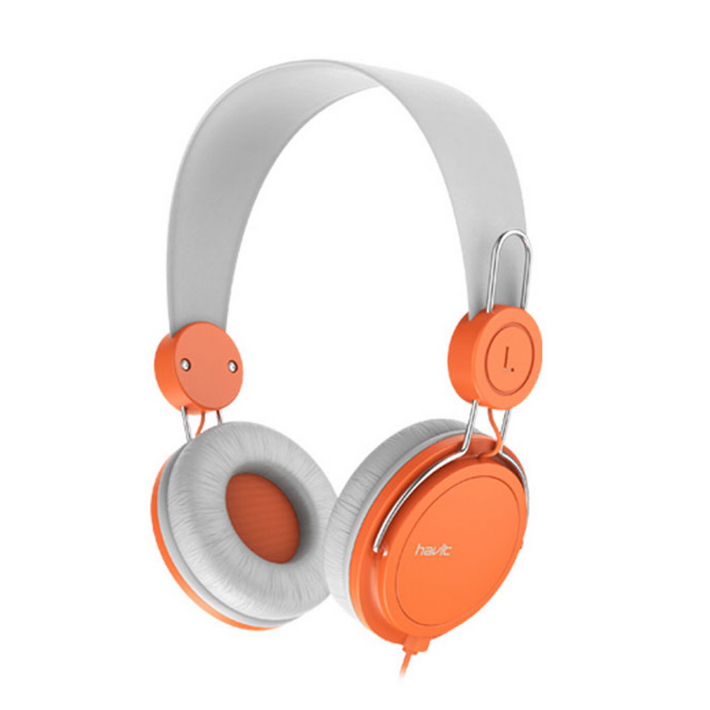 фото Наушники havit grey, orange (hv-h2198d grey+orange)