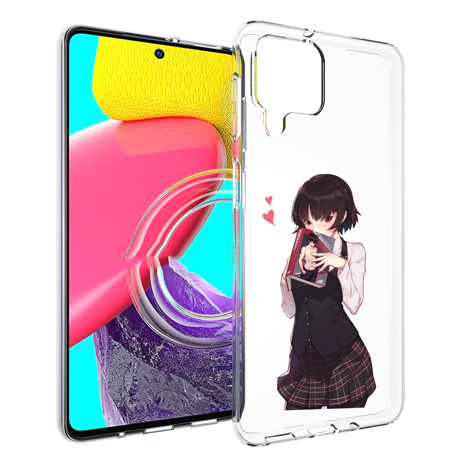 

Чехол Mypads Persona 5 - Makoto Niijima Для Samsung Galaxy M53 (Sm-M536), Прозрачный, Tocco