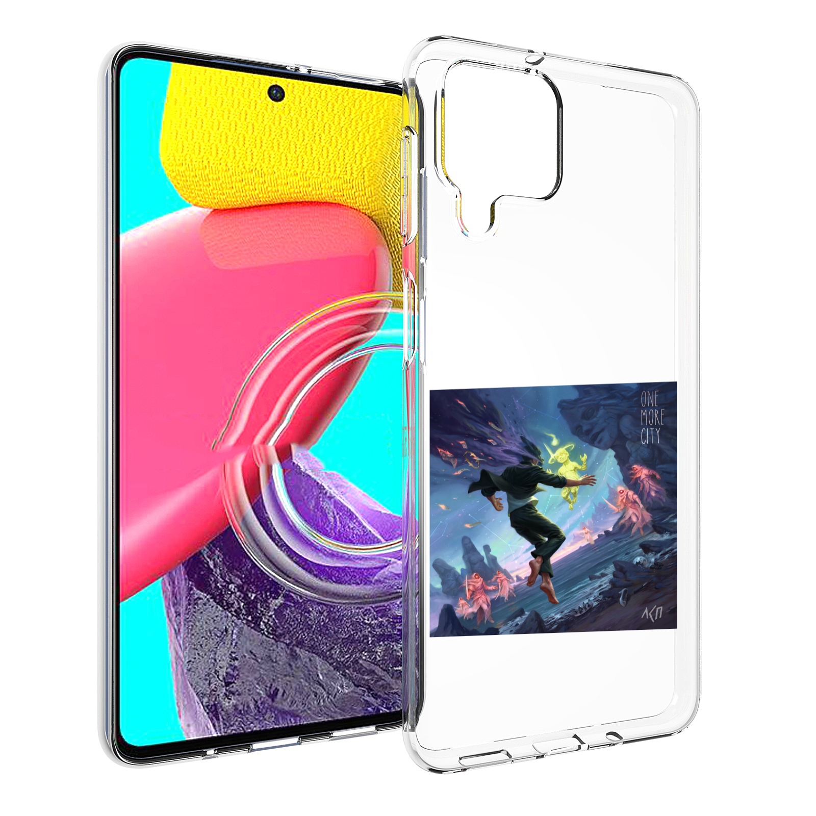

Чехол Mypads One More City Лсп Для Samsung Galaxy M53 (Sm-M536), Прозрачный, Tocco