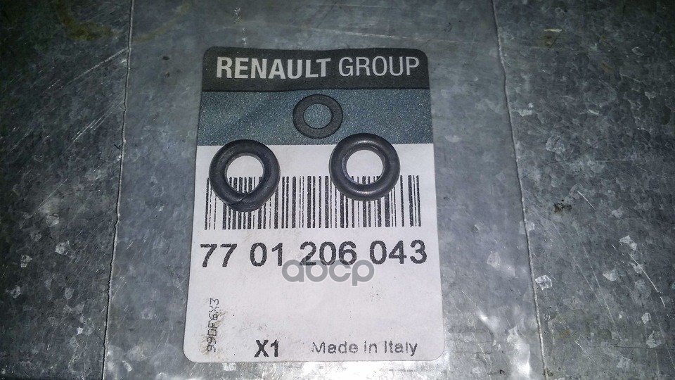 К-Кт Упл.Колец Форсунки [Org] RENAULT арт. 7701206043