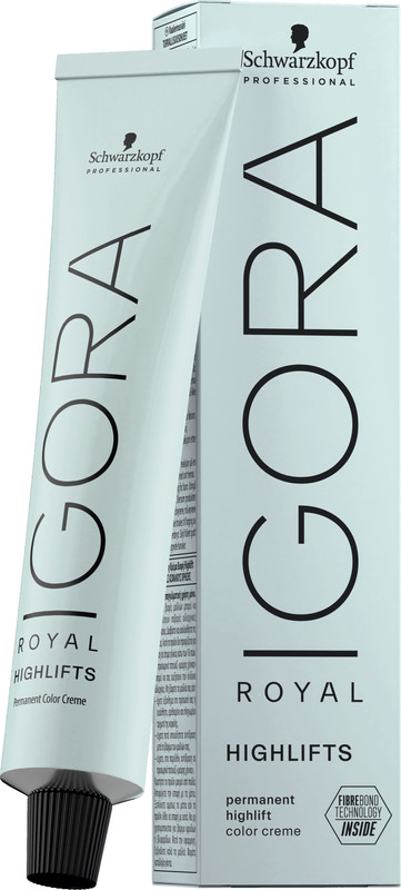 Краситель Schwarzkopf перманентный Igora Royal Strong Bonds for Hairdresser 60 мл крем краска для волос igora royal highlifts 12 21 специальный блондин пепельный сандрэ