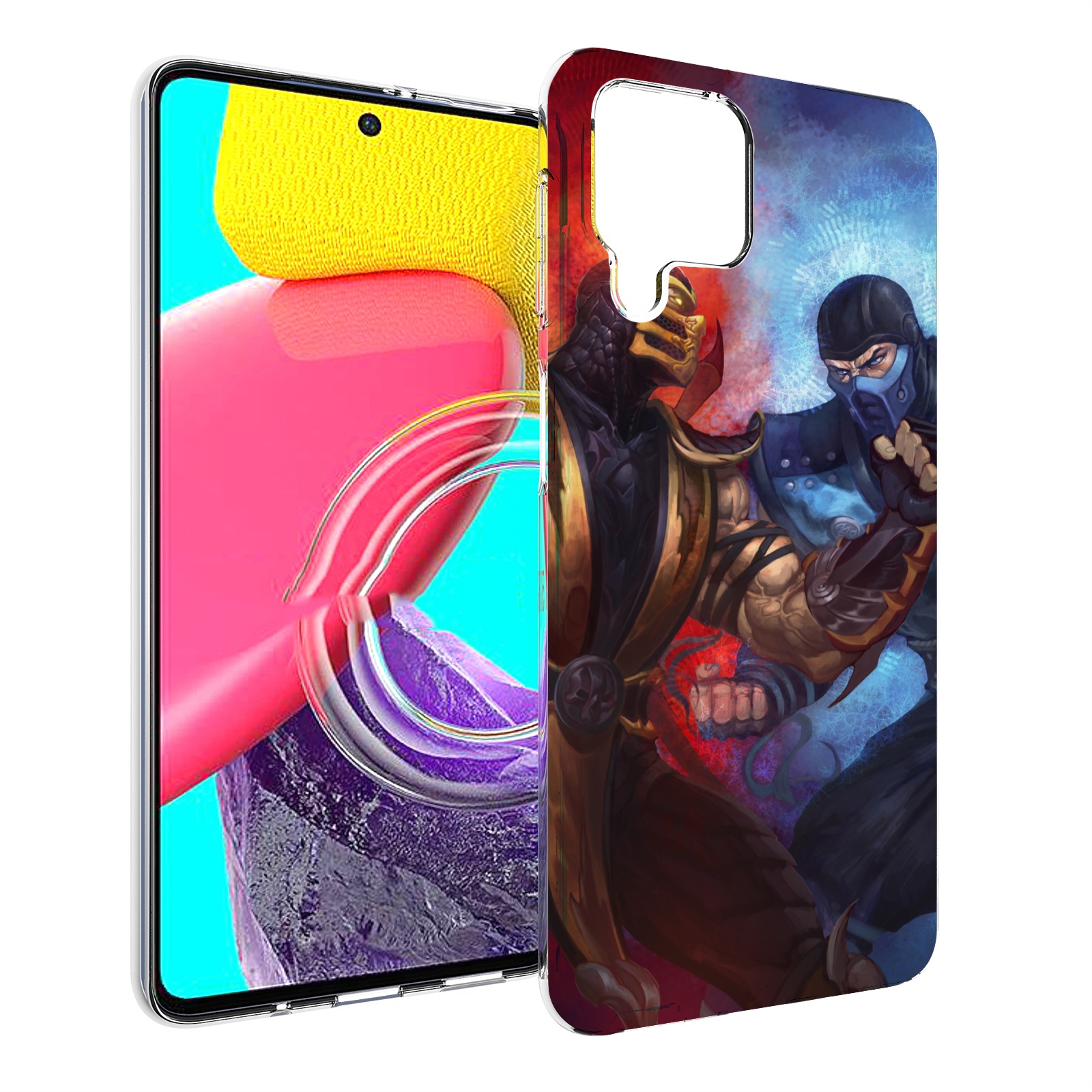 

Чехол MyPads Mortal Kombat art для Samsung Galaxy M53 (SM-M536), Прозрачный, Tocco