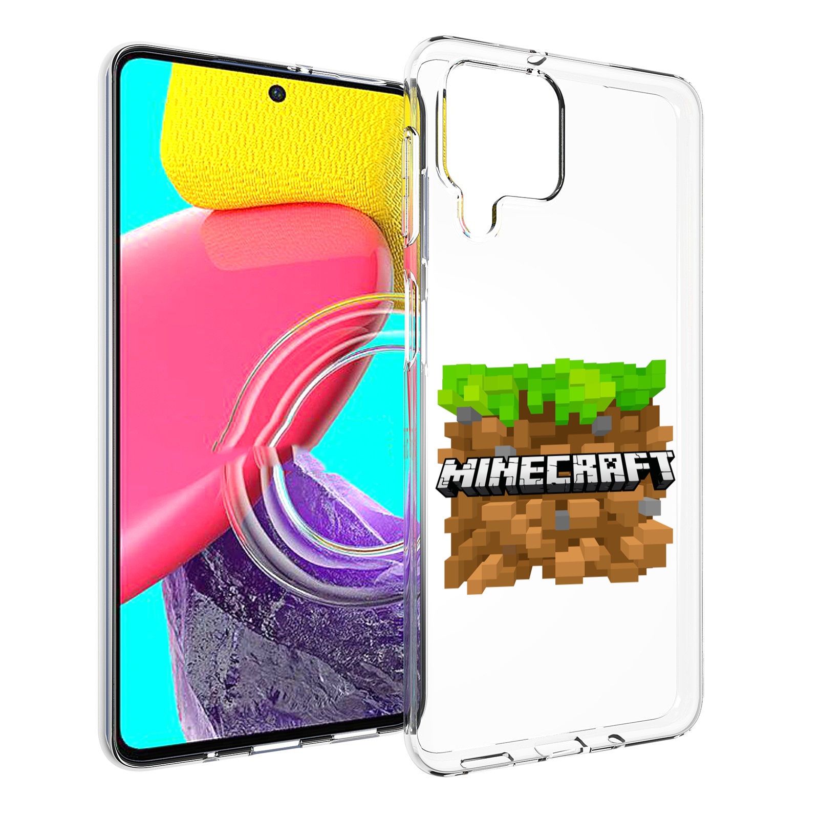 

Чехол MyPads Minecraft-2 для Samsung Galaxy M53 (SM-M536), Прозрачный, Tocco