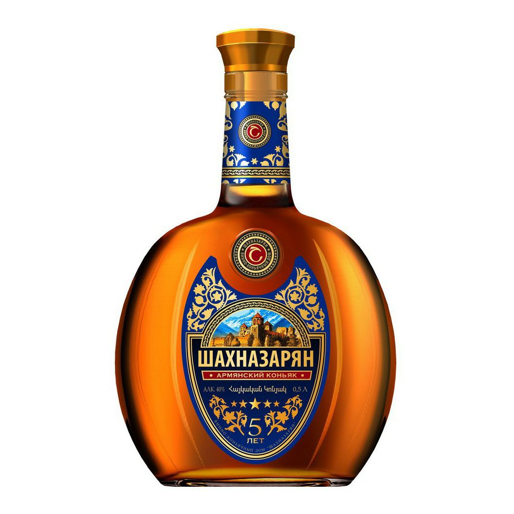 

Коньяк Shahnazaryan Армянский Фирменный 5 лет 40% 0,5 л