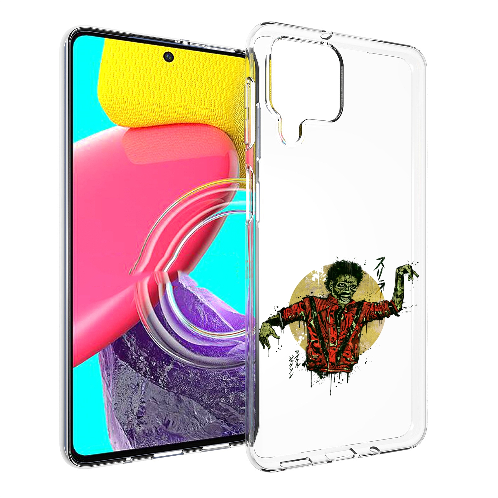 Чехол MyPads Зомби для Samsung Galaxy M53 (SM-M536)