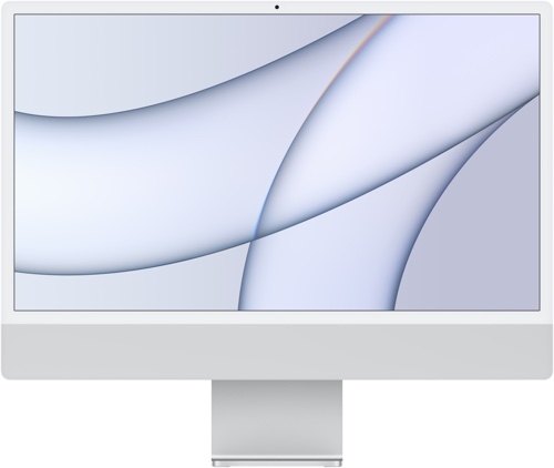 Моноблок Apple iMac 24 2021 M1/8Gb/256Gb/M1 7-core серебристый (MGTF3RU/A)