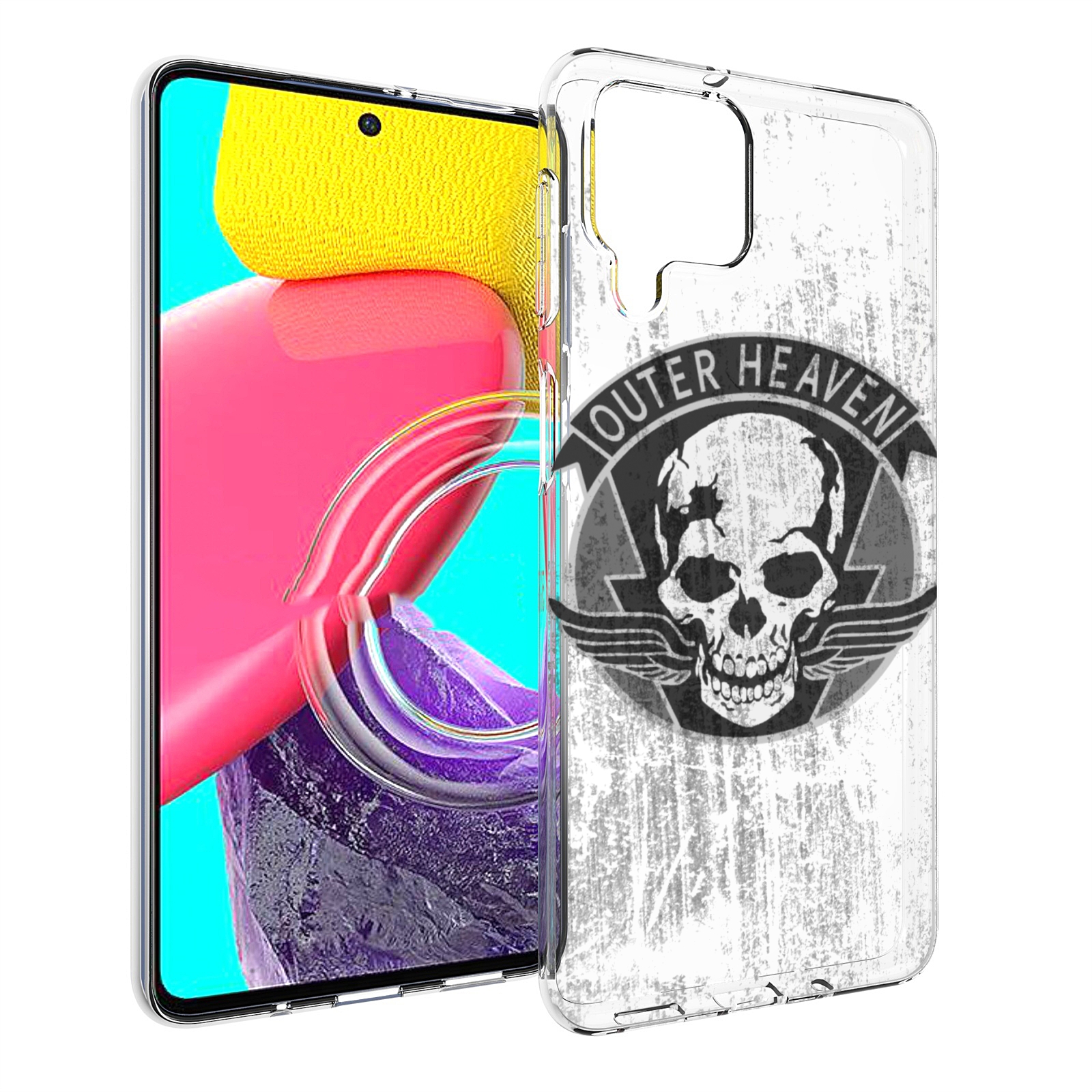 

Чехол MyPads Metal Gear Solid V Outer Heaven для Samsung Galaxy M53 (SM-M536), Прозрачный, Tocco