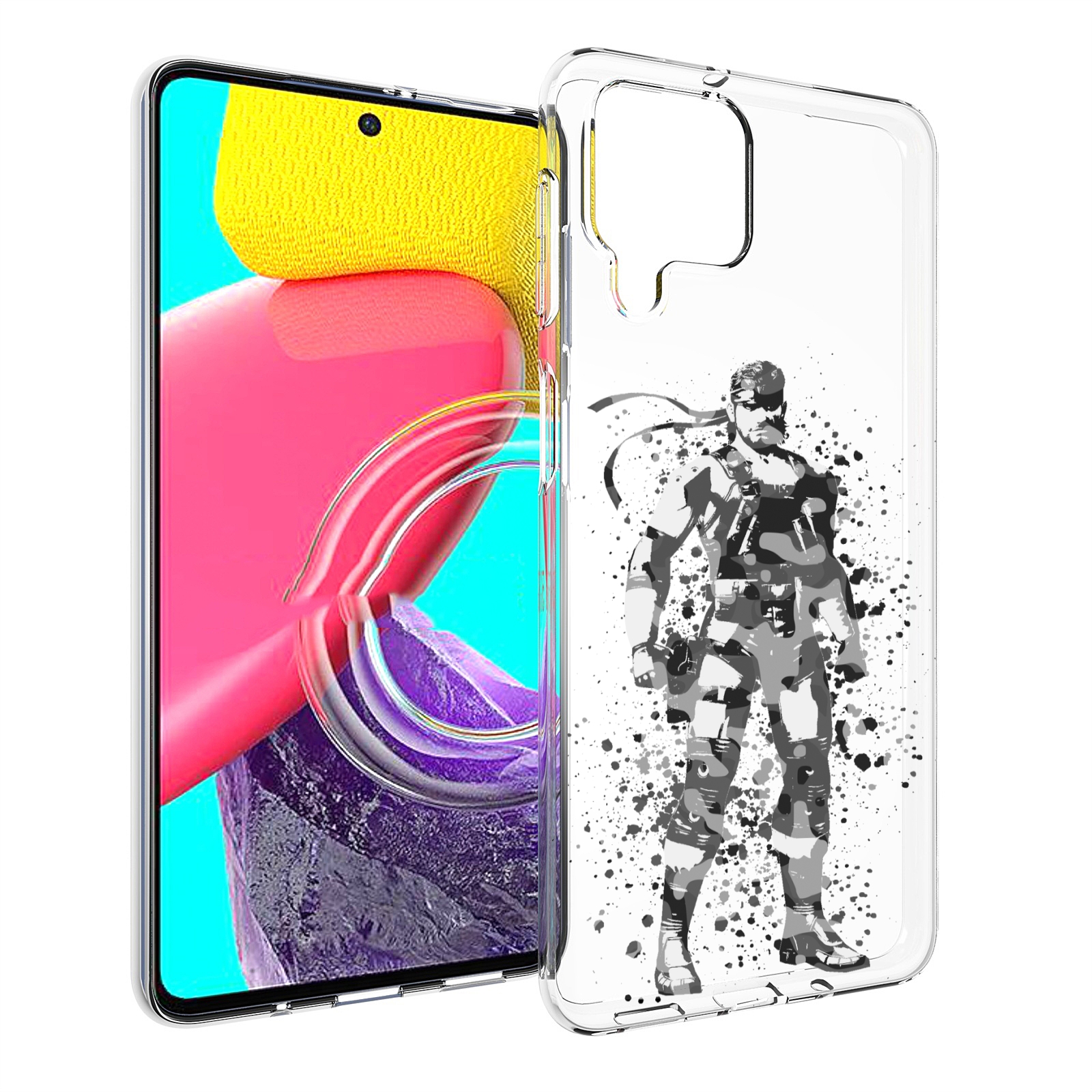 

Чехол MyPads Metal Gear Solid Snakes для Samsung Galaxy M53 (SM-M536), Прозрачный, Tocco