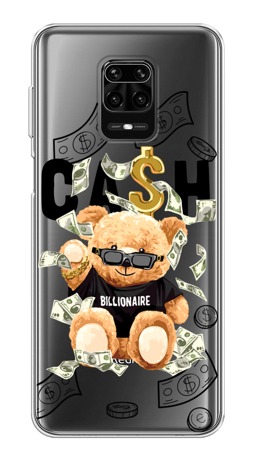 

Чехол на Xiaomi Redmi Note 9 Pro "Big cash", Черный;серый;бежевый, 38050-6