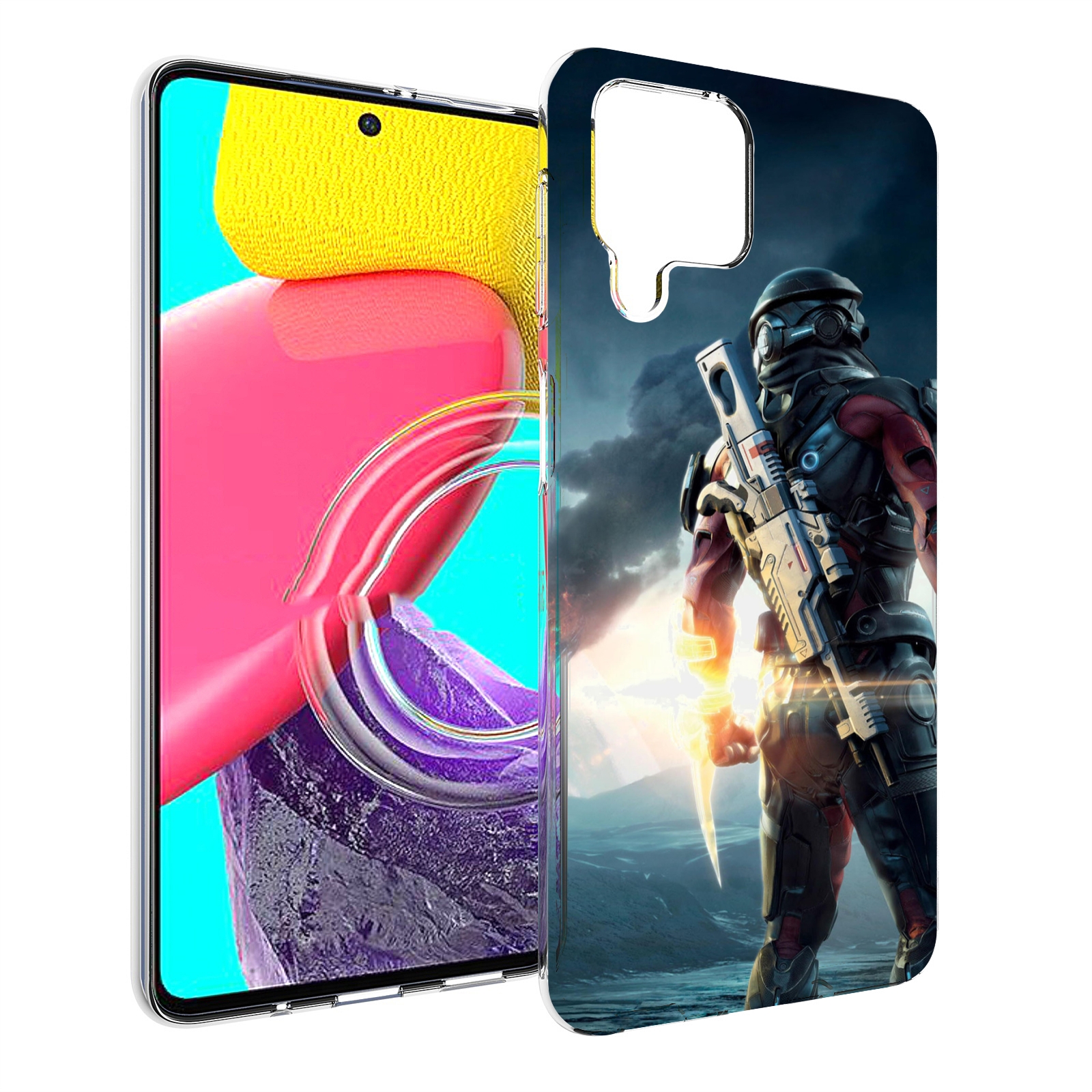

Чехол Mypads Mass Effect Andromeda Ryder Для Samsung Galaxy M53 (Sm-M536), Прозрачный, Tocco