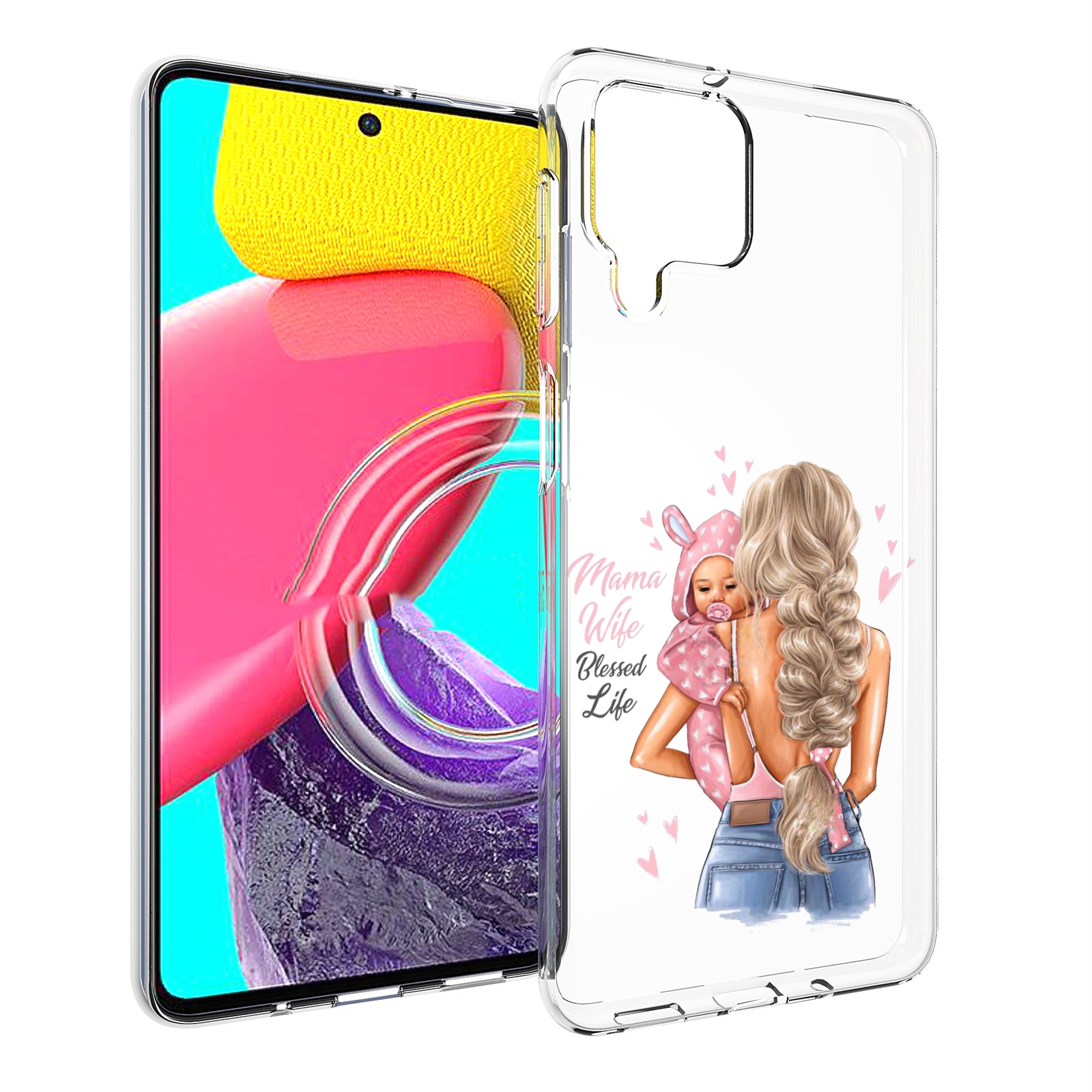 

Чехол MyPads Mama-wibe для Samsung Galaxy M53 (SM-M536), Прозрачный, Tocco