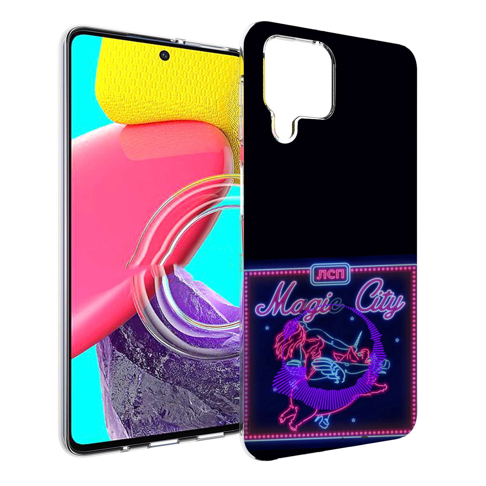 

Чехол MyPads Magic City ЛСП для Samsung Galaxy M53 (SM-M536), Прозрачный, Tocco