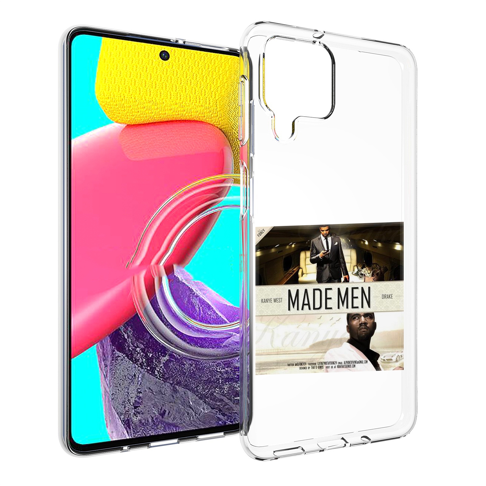 

Чехол MyPads Kanye West & Drake - Made Men для Samsung Galaxy M53 (SM-M536), Прозрачный, Tocco