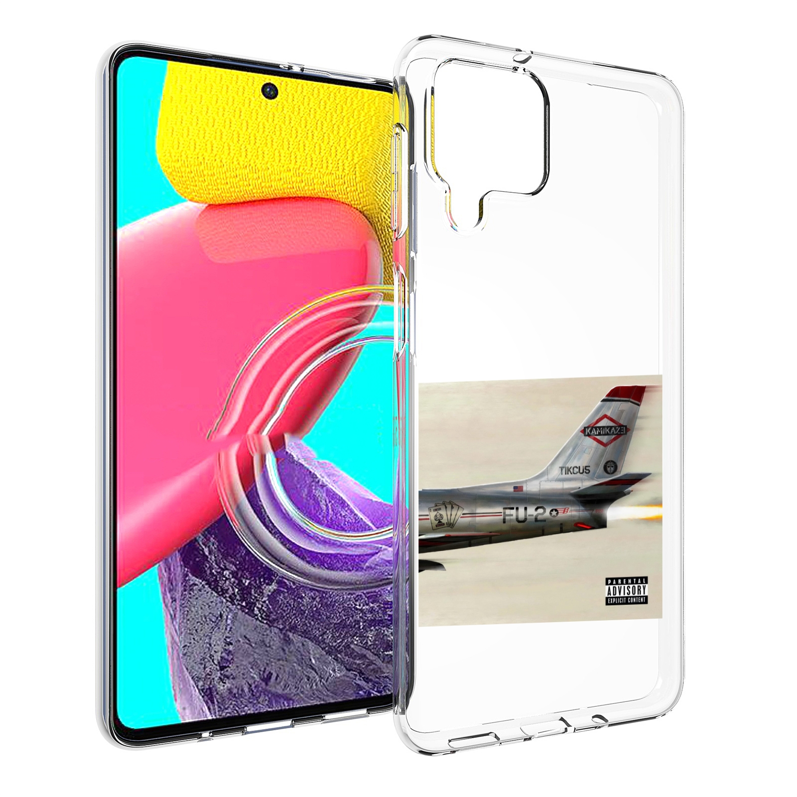 

Чехол MyPads KAMIKAZE Eminem для Samsung Galaxy M53 (SM-M536), Прозрачный, Tocco