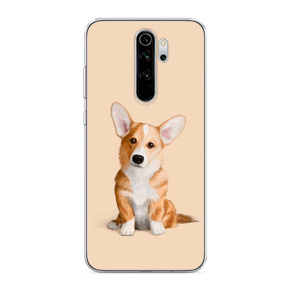 

Чехол на Xiaomi Redmi Note 8 Pro "Грустный Корги", Коричневый;бежевый, 36650-1