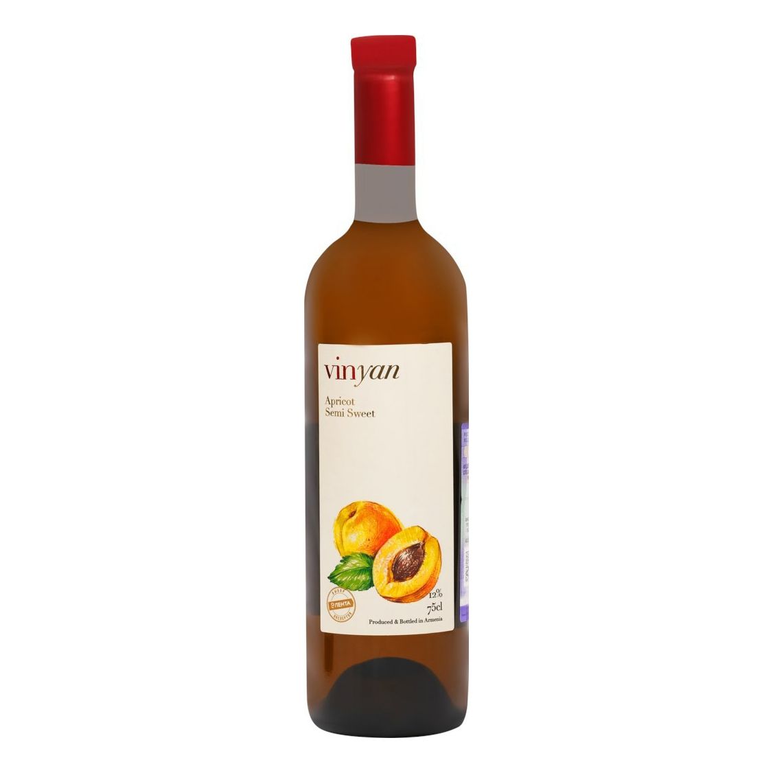 

Вино Vinyan Абрикосовое белое полусладкое 12% 0,75 л Армения