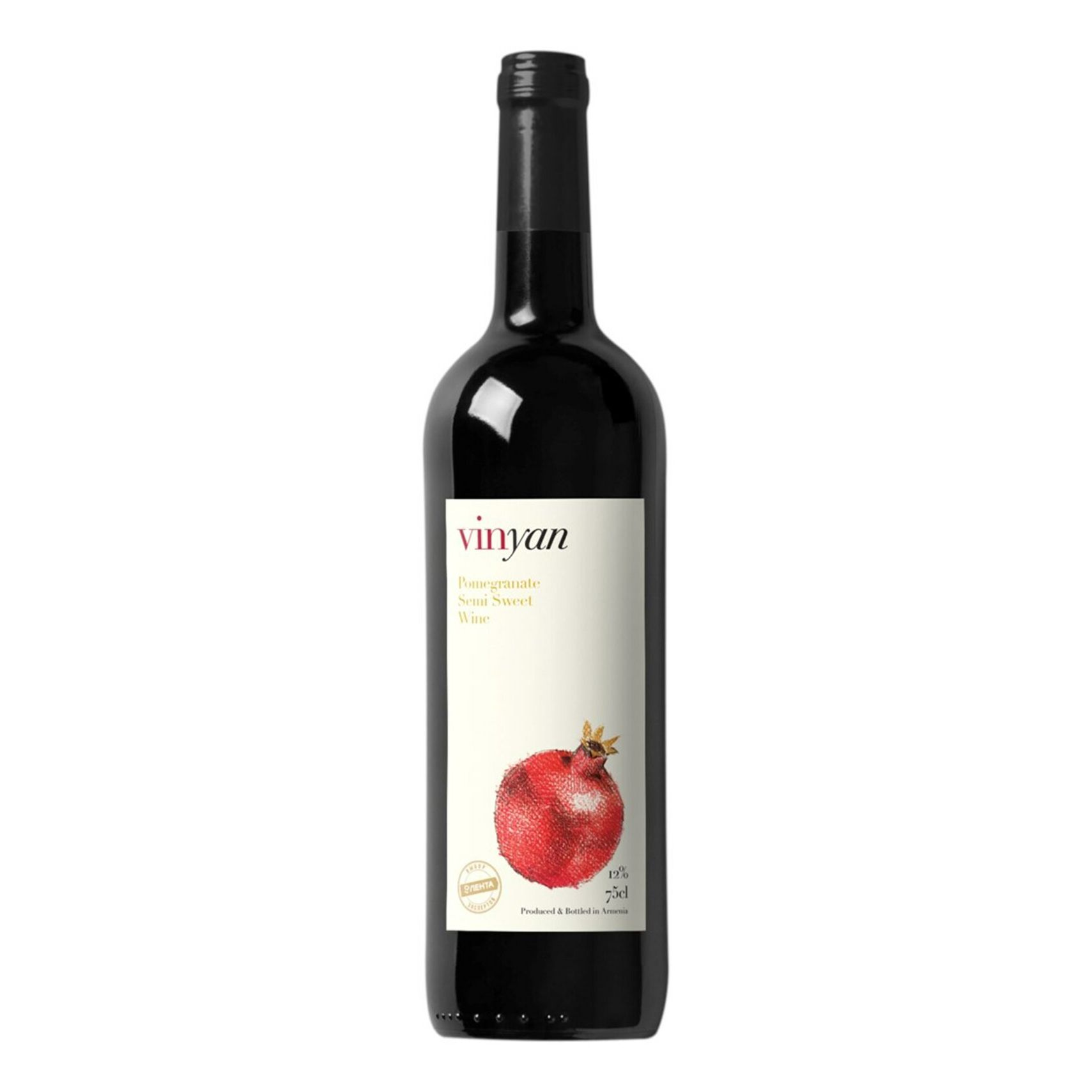 

Вино Vinyan Гранат красное полусладкое 12% 0,75 л Армения