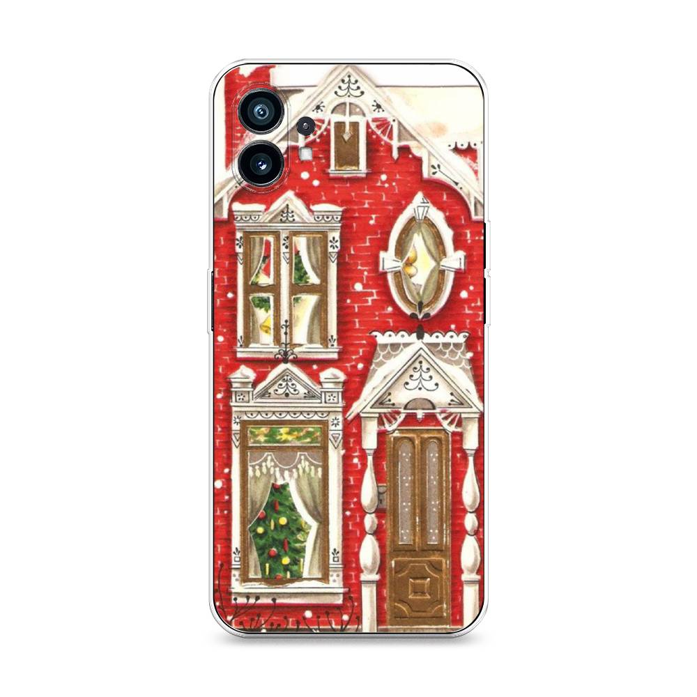 

Чехол на Nothing Phone (1) "Пряничный домик", Белый;красный;зеленый, 3300150-5