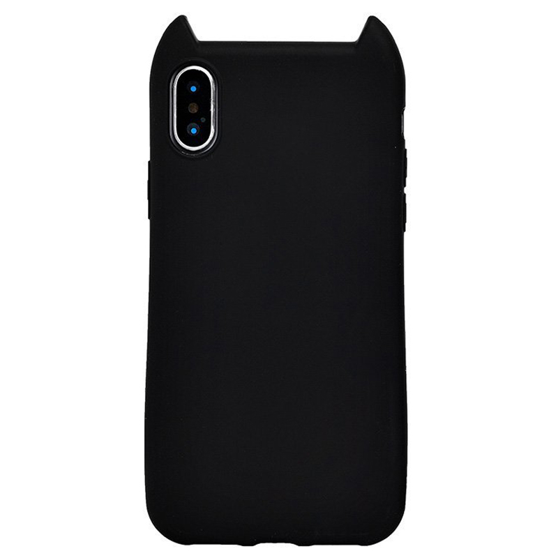 

Чехол накладка SC129 BaseMarket для Apple iPhone Xs (черный)