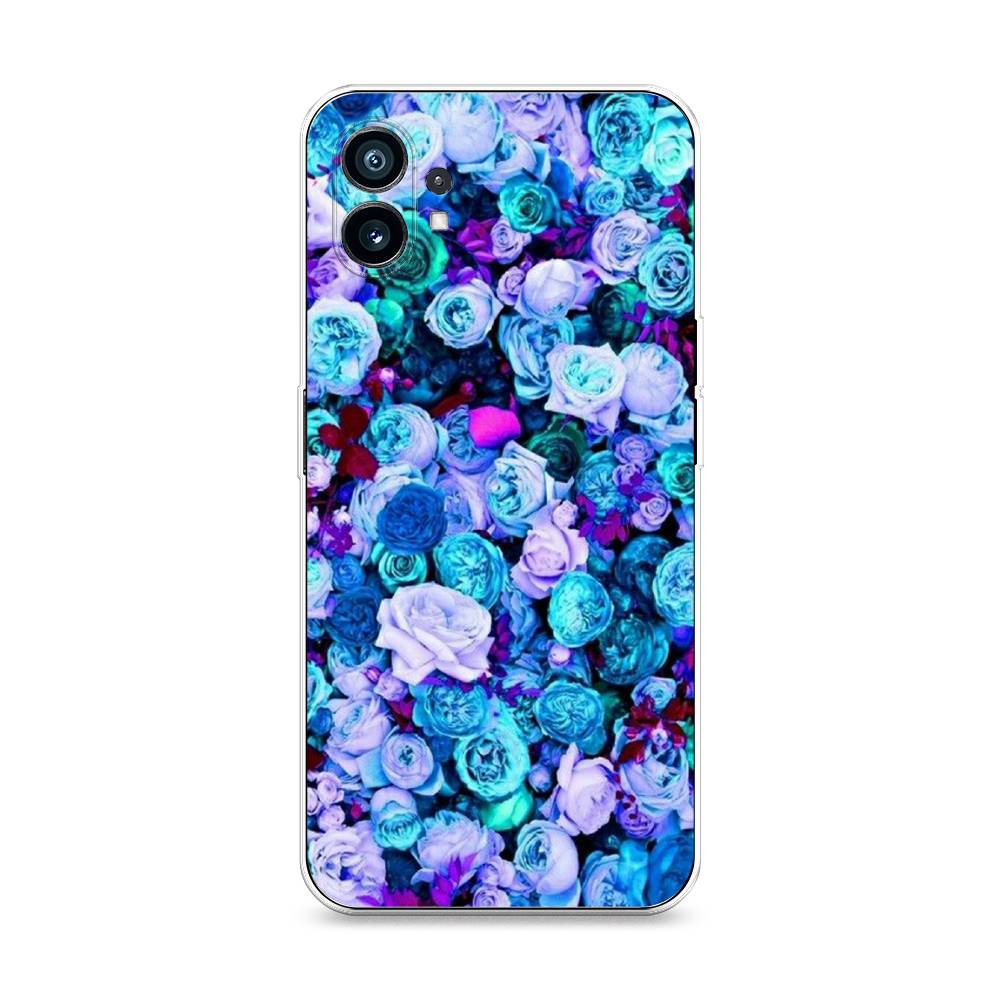 

Чехол на Nothing Phone (1) "Цветочный ковер", Фиолетовый, 3300150-2