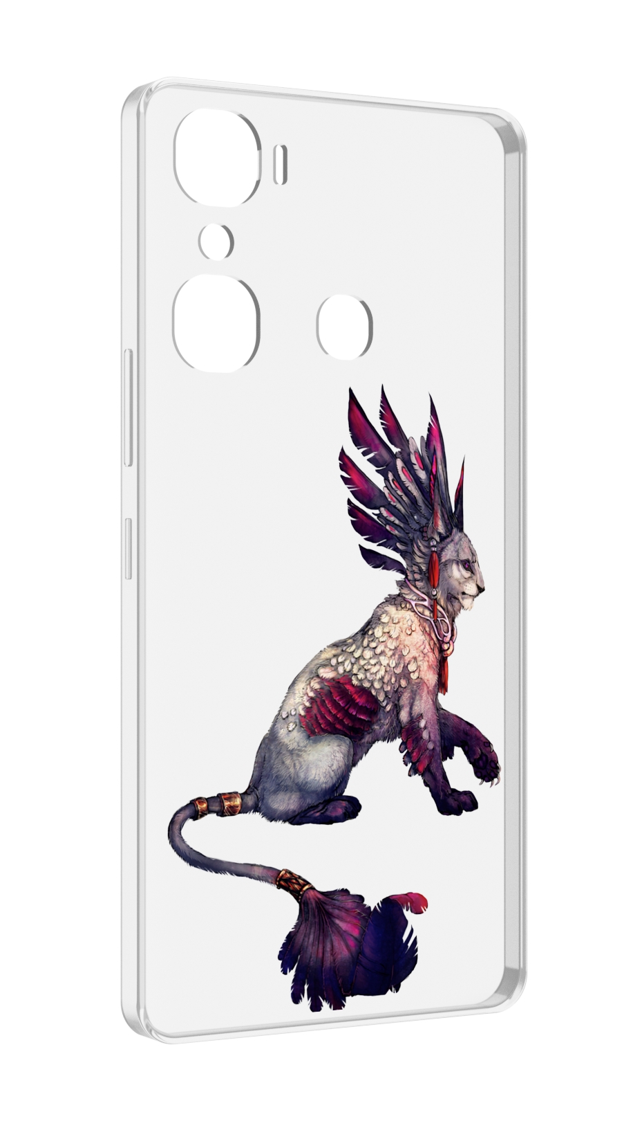 

Чехол MyPads волшебная-пума для Infinix Hot 12 Pro, Прозрачный, Tocco