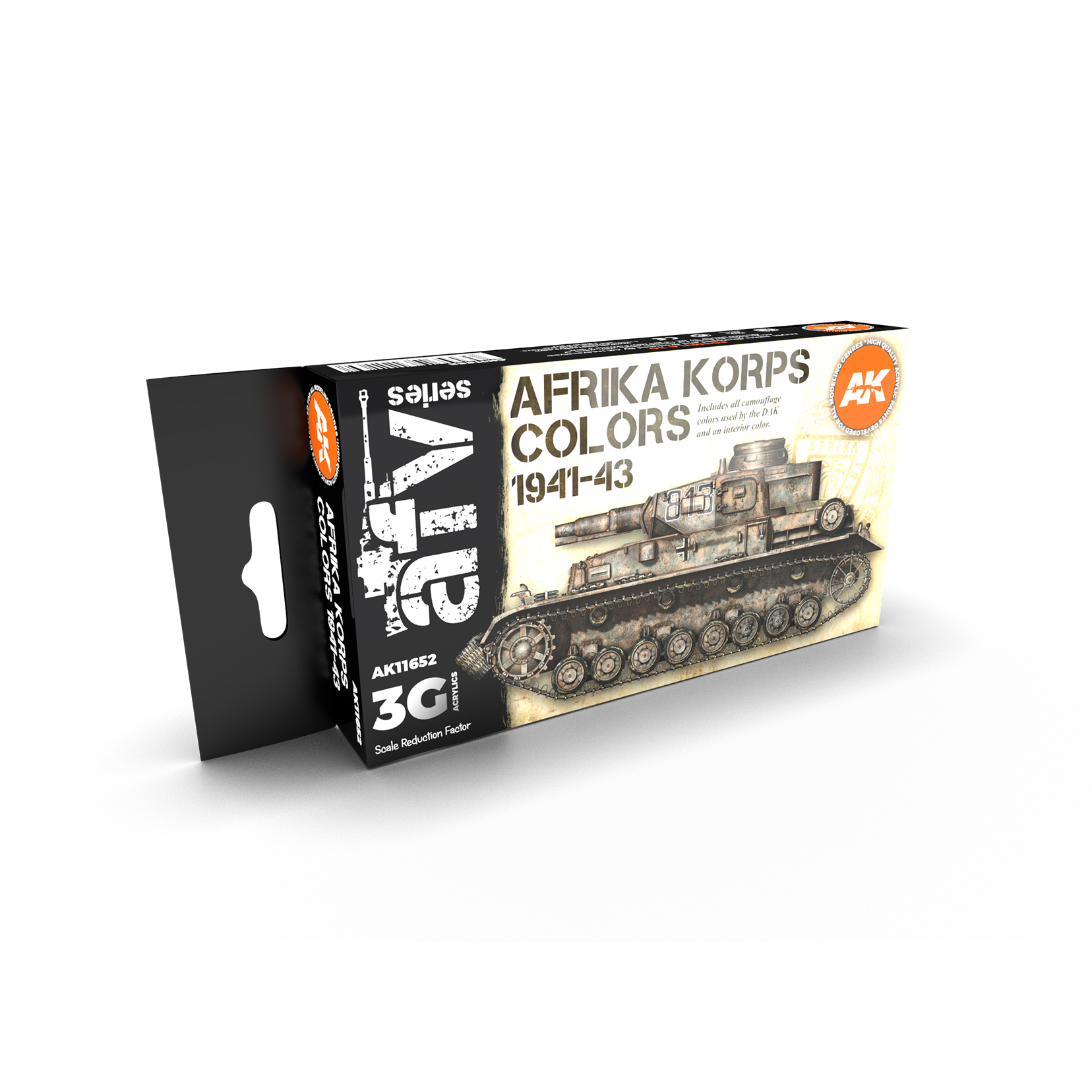 

Набор красок AK Interactive Цвета AFRIKA KORPS 1941-43 AK11652