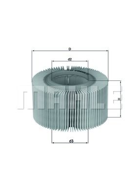 

Фильтр воздушный KNECHT LX 578