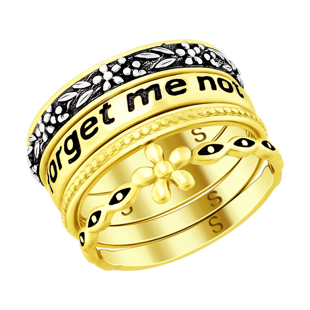 

Кольцо из серебра р. 19 Golden Eagle 95010110, 95010110