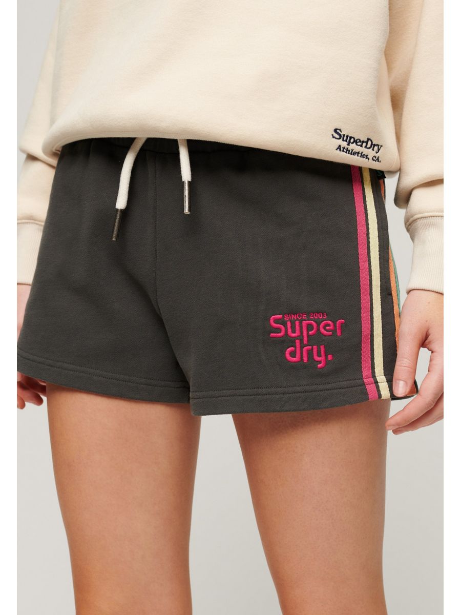 Трикотажные шорты женские Superdry SU221S09L черные 44 EU