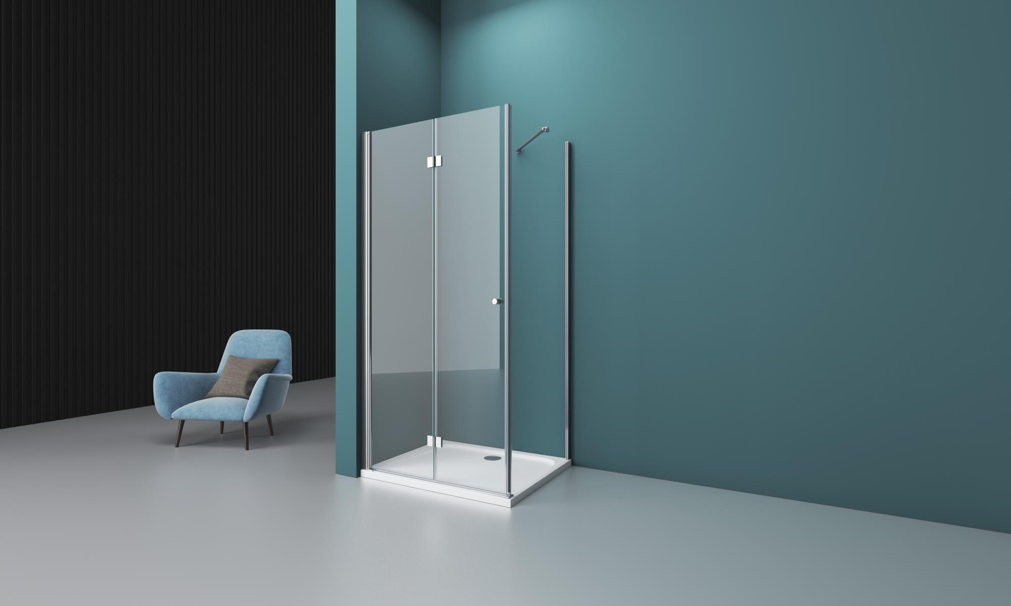 

Душевой уголок BelBagno ALBANO-ASH-1-90/100-C-Cr