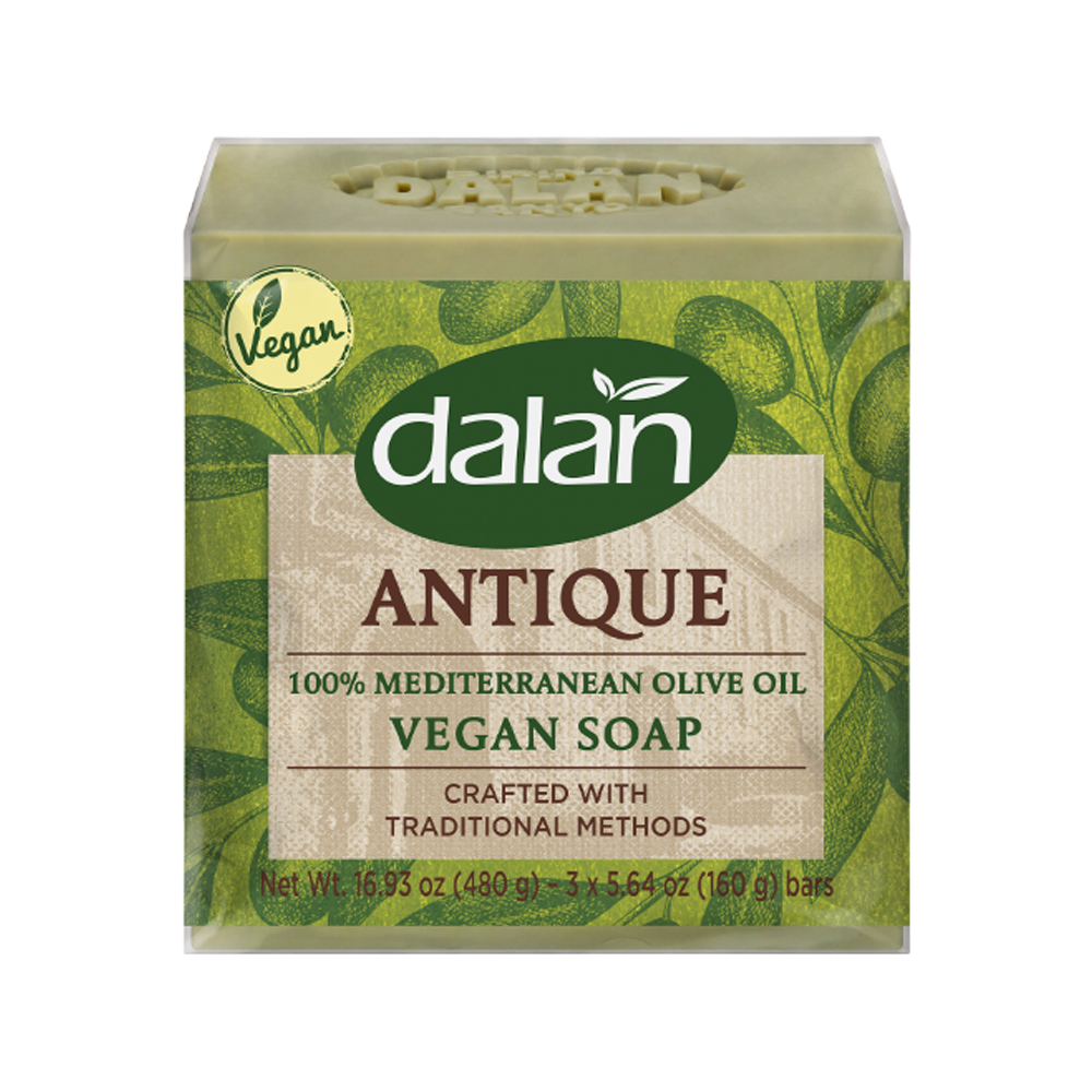 Мыло для бани Dalan Antique, кусковое, натуральное , 480 гр мыло кусковое dalan d olive питательное натуральное 200 г