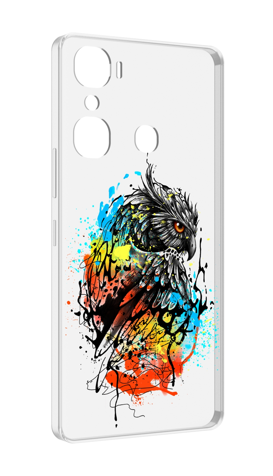 

Чехол MyPads Творческая сова для Infinix Hot 12 Pro, Прозрачный, Tocco