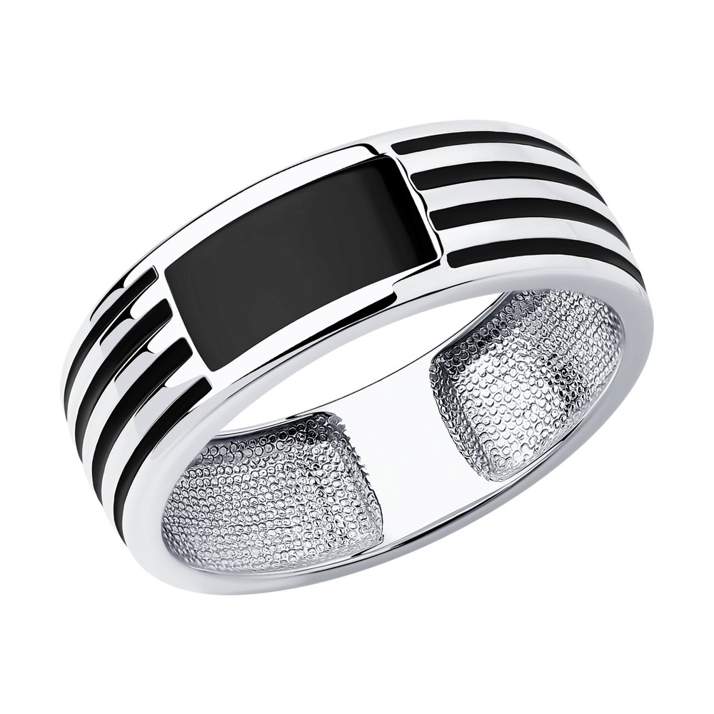 

Кольцо из серебра р. 22 SOKOLOV 94011867_зо, эмаль, 94011867_зо