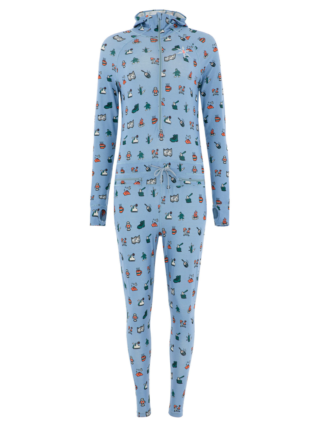 

Комбинезон Airblaster Women's Classic Ninja Suit Mist Camp Print (Us:xs), Голубой, Women's Classic Ninja Suit