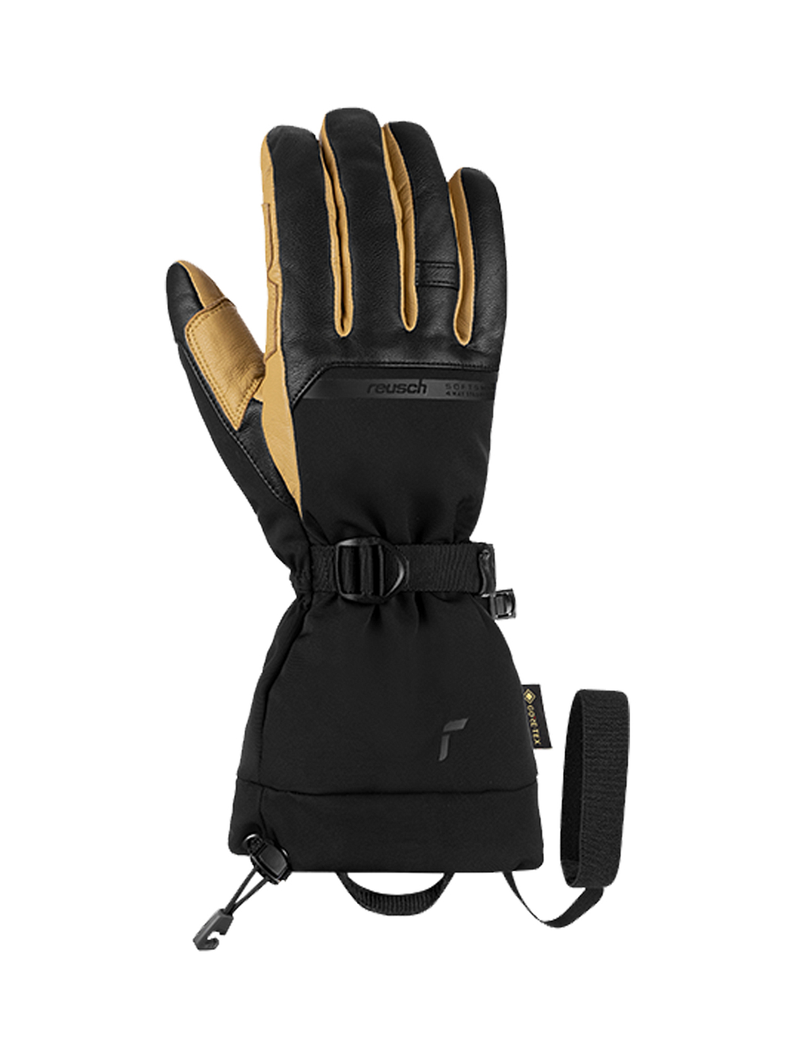 

Перчатки Reusch Discovery Gore-Tex Touch-Tec Black/Camel (Inch (Дюйм):8), Бежевый;черный, Discovery Gore-Tex Touch-Tec